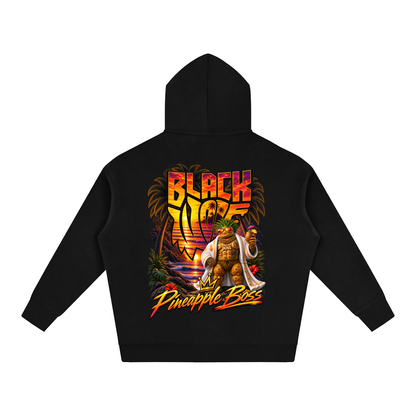 Pineapple Boss Oversize Fleeced Hoodie