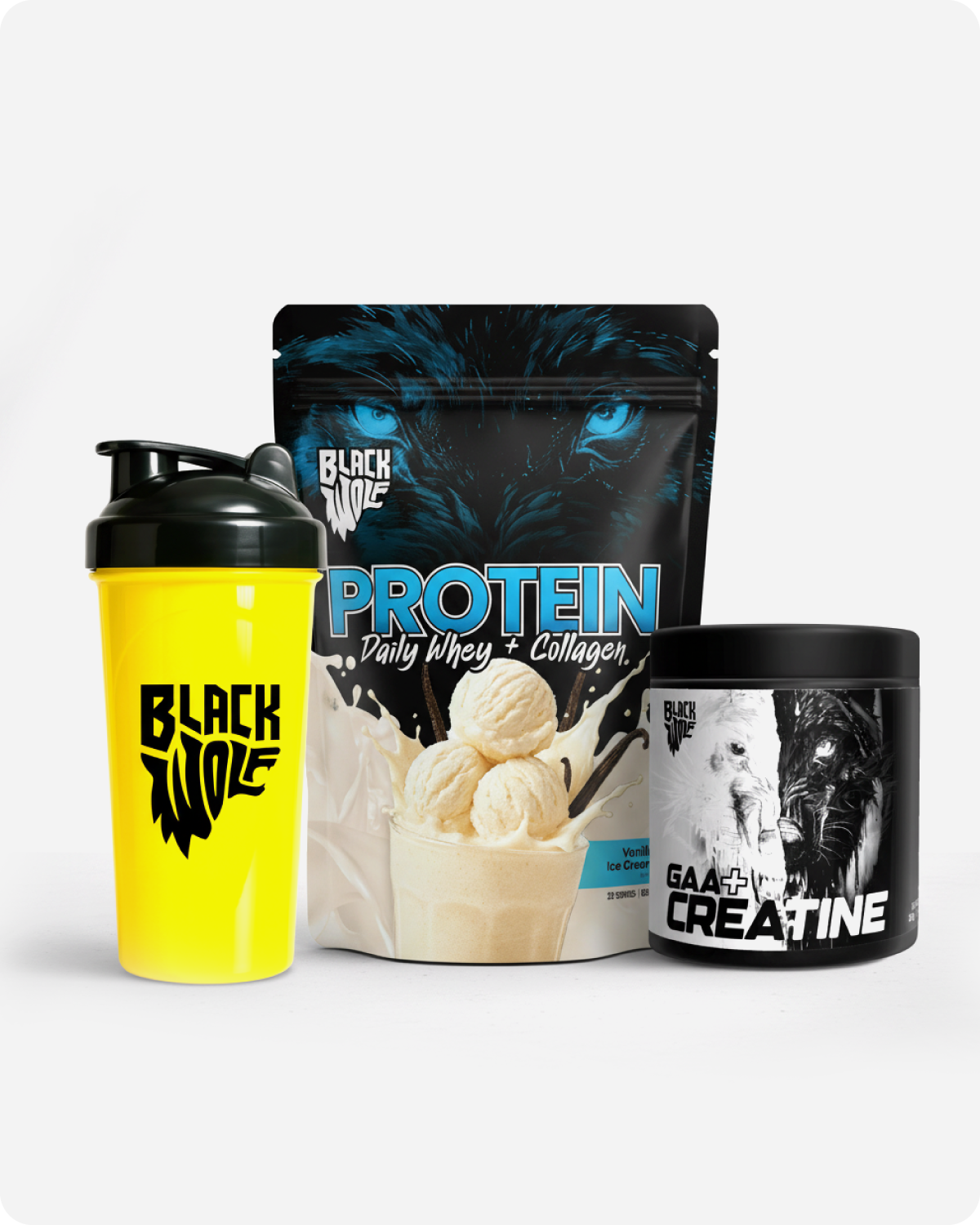 Strength Pack (Whey + Creatine + Shaker)